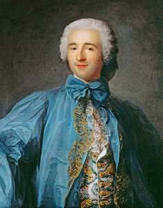 Retrato de un caballero con abrigo azul